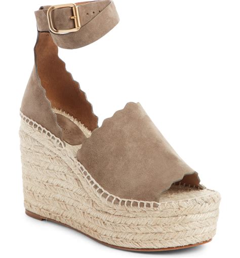 chloe espadrilles|chloe espadrille wedge sandal.